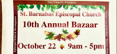 St.Barnabas Episcopal Church Fall Bazaar