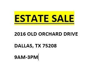 Estate Sale, Dallas, Texas, United States