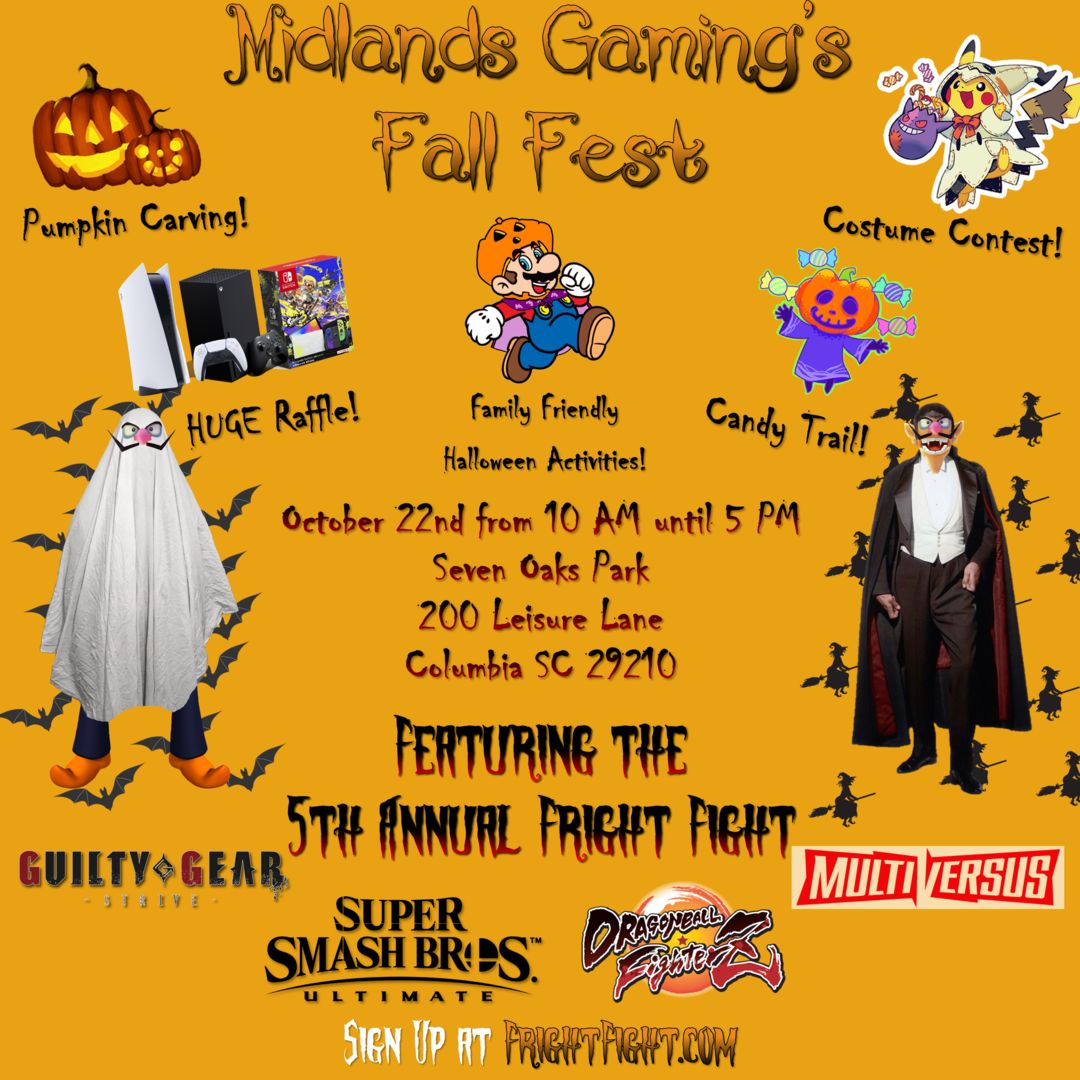 Midlands Gaming's 5th Annual Fall Fest, Columbia, South Carolina, United States