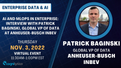 AI and MLOps in Enterprise: Interview with Patrick Baginski, Global VP of Data at Anheuser-Busch InBev