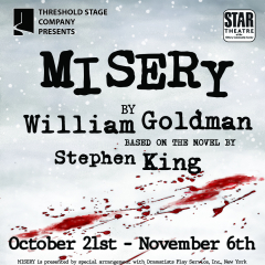 Threshold Stage presents “Misery” at the Star Theatre in Kittery