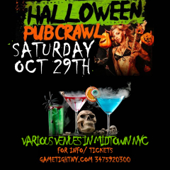 NYC Halloween Pub Crawl 2022 only $15