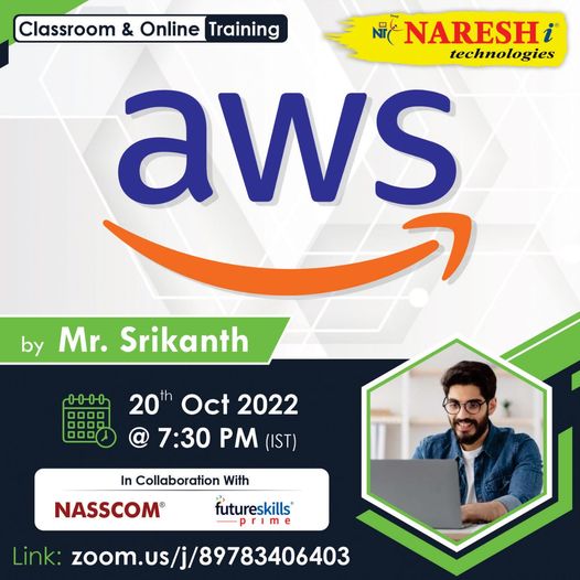 Attend Free Demo On AWS Course Training in NareshIT, Online Event