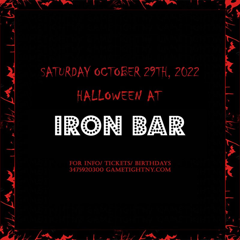Iron Bar NYC Halloween Party 2022 only $15, New York, United States
