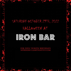 Iron Bar NYC Halloween Party 2022 only $15