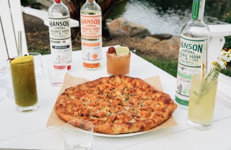 Pizzas and Oysters at Hanson of Sonoma Distillery, Sonoma, California, United States