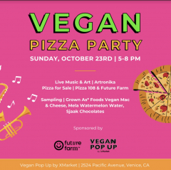 Vegan Pizza Party w/ Live Music + Art by Artronika