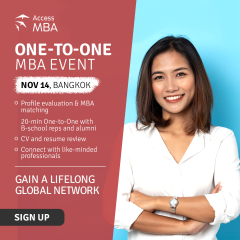 Access MBA, One-to-One event in Bangkok