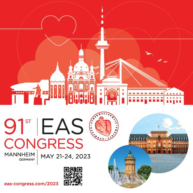 91th European Atherosclerosis Society (EAS) Congress May 21-24, 2023 Mannheim, Germany, Mannheim, Baden-Württemberg, Germany