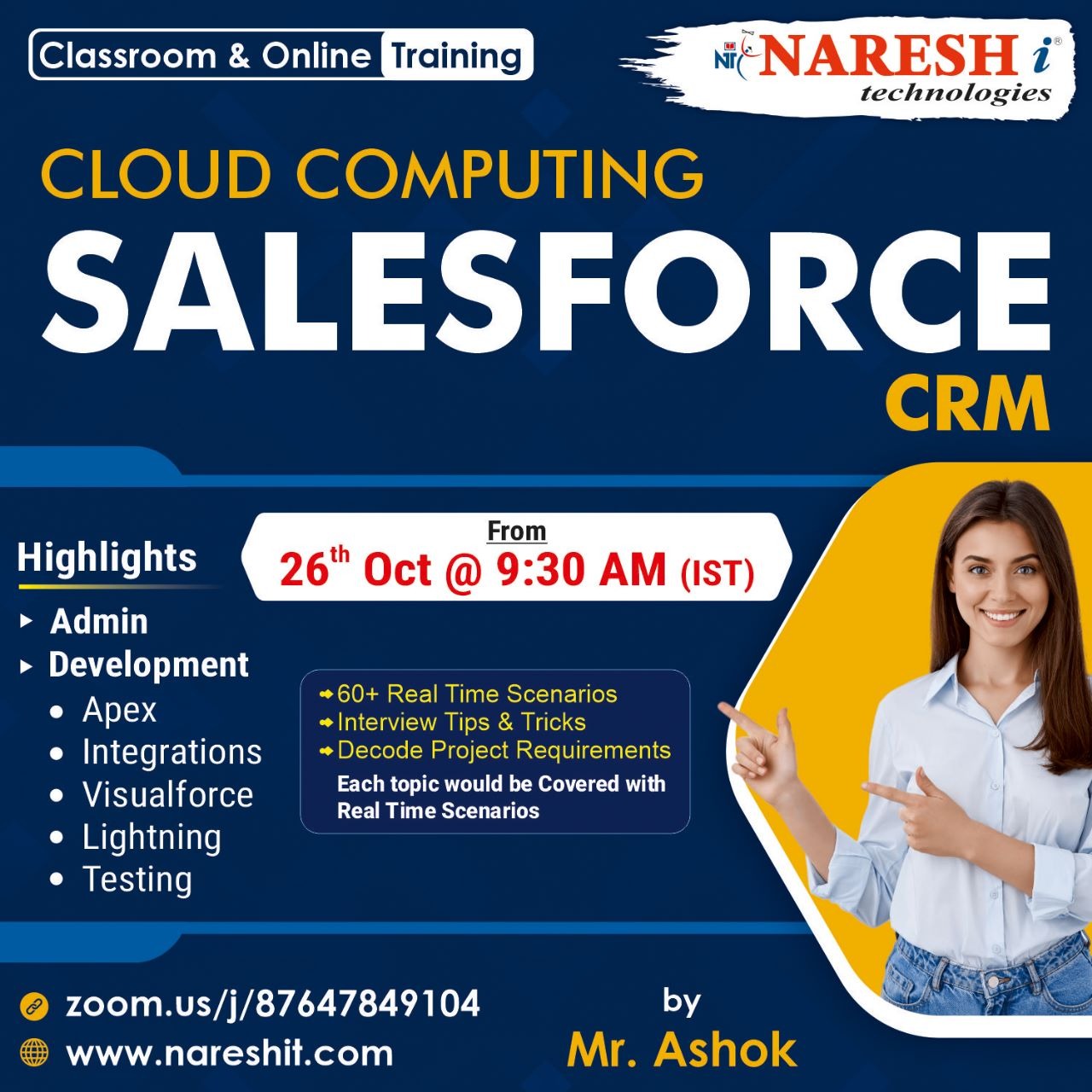 Attend Free Demo On Salesforce CRM by Mr. Ashok-NareshIT, Online Event