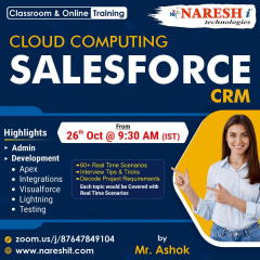 Attend Free Demo On Salesforce CRM by Mr. Ashok-NareshIT