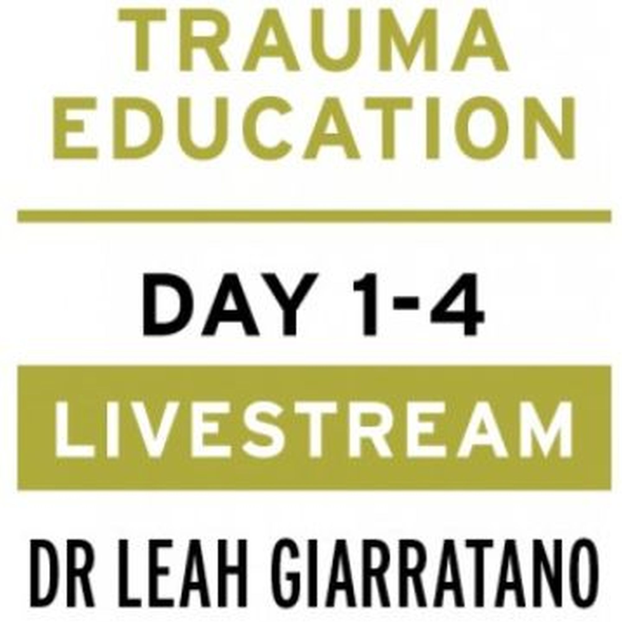 Treating PTSD + Complex Trauma with Dr Leah Giarratano 21-22 and 28-29 September 2023 Livestream - Vienna, Online Event