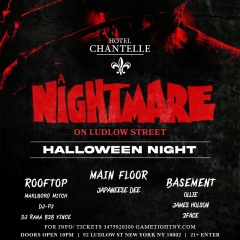 Hotel Chantelle Halloween Night General Admission party 2022