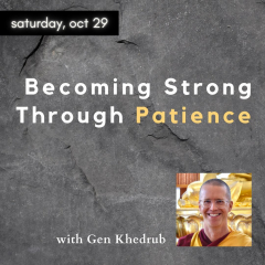 Meditation Workshop: Becoming Strong Through Patience