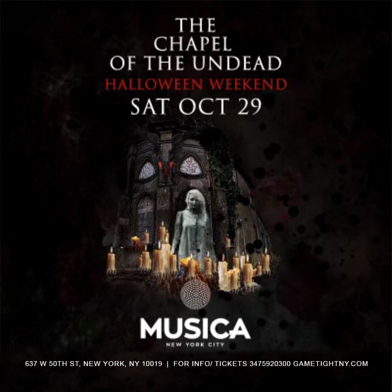 Musica Club NYC Halloween Saturday Night party 2022, New York, United States