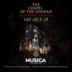 Musica Club NYC Halloween Saturday Night party 2022