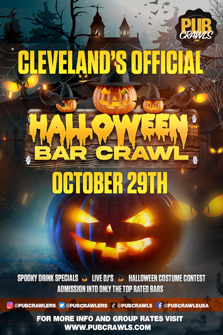 Cleveland Halloweekend Bar Crawl October 29th, 2022, Cleveland, Ohio, United States