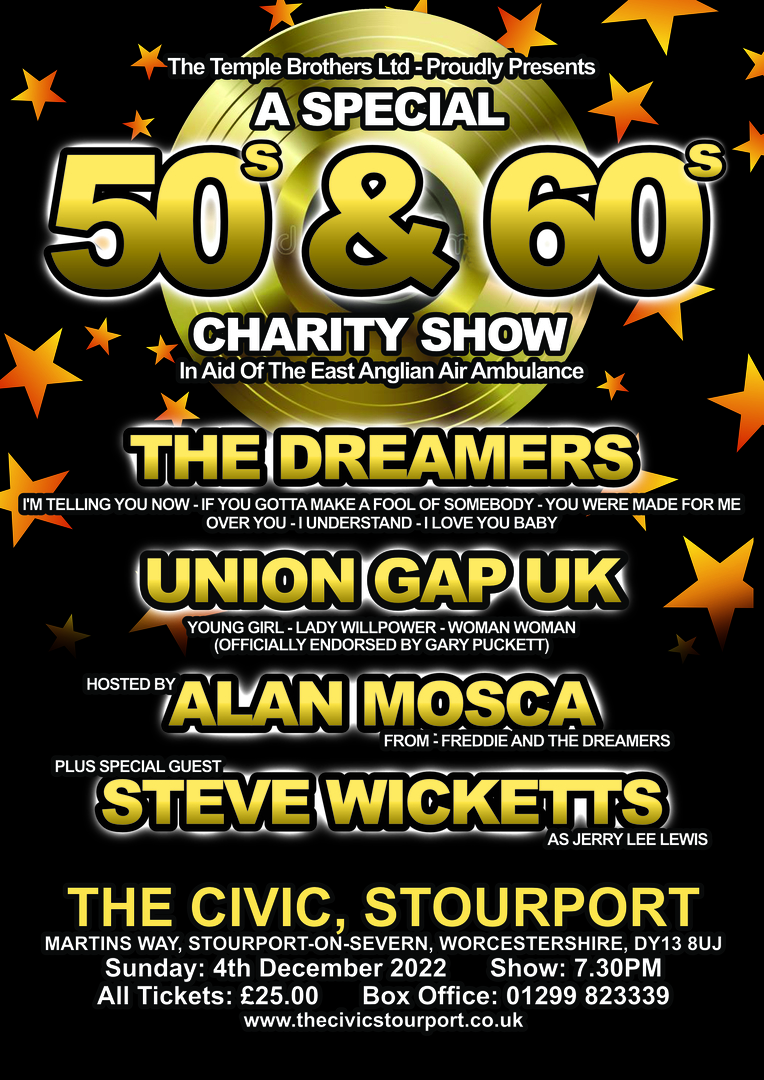 50s and 60s Charity Show, Stourport-on-Severn, England, United Kingdom