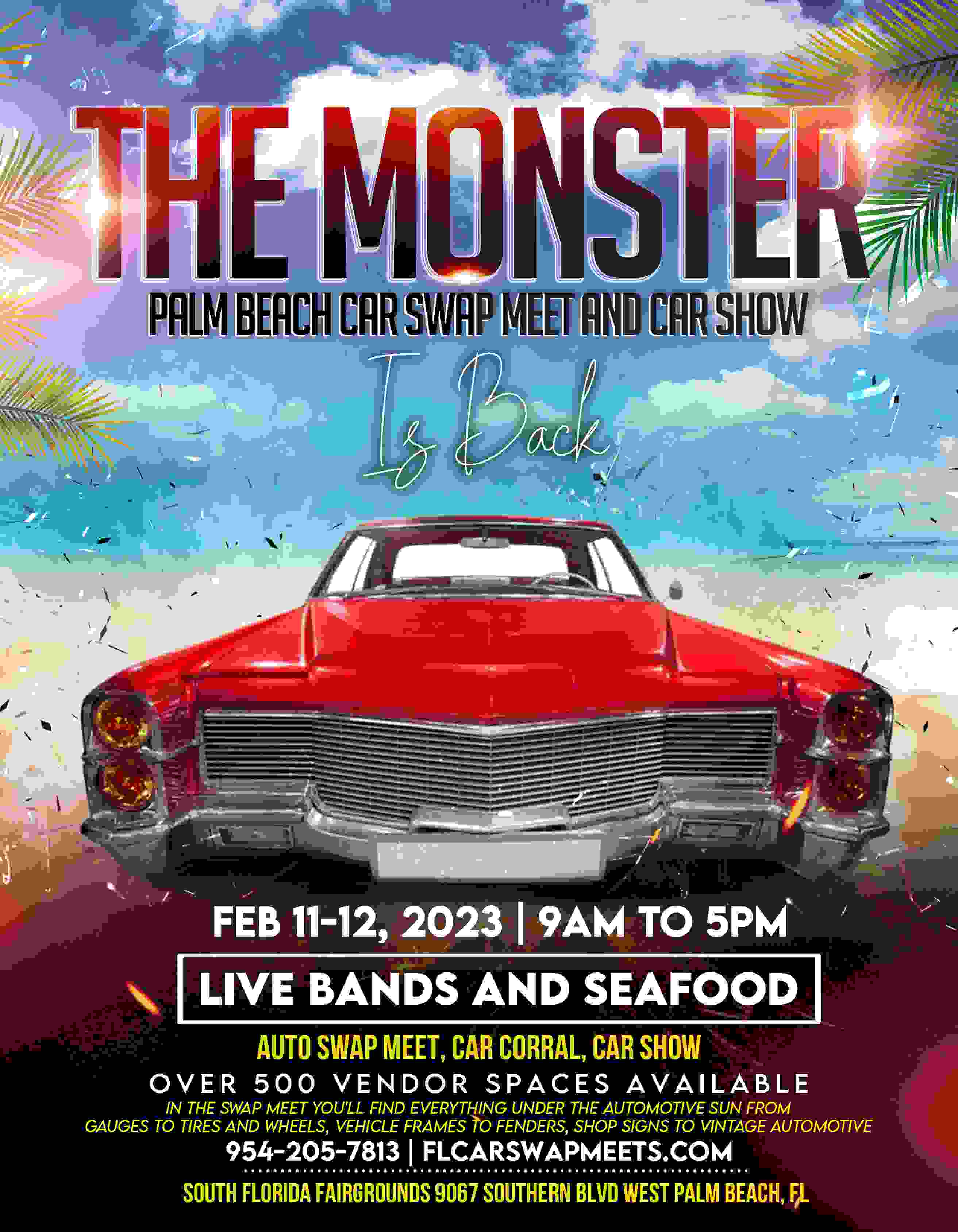 Palm Beach Car Swap Meets & Classic Car Show 2023, Palm Beach, Florida, United States