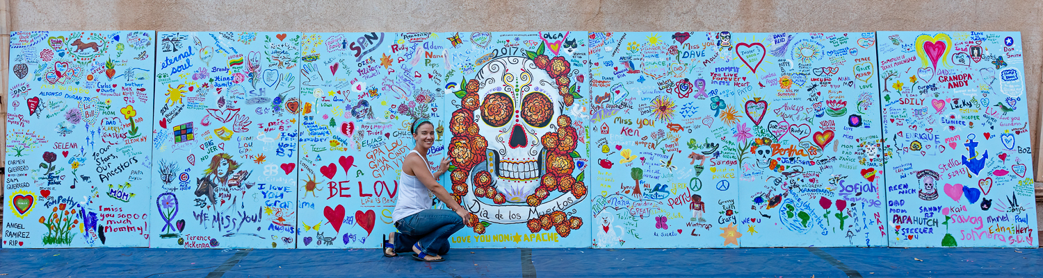 2022 Day of the Dead and Marigold Mural Project The Art of Celebration and Remembrance, Sedona, Arizona, United States