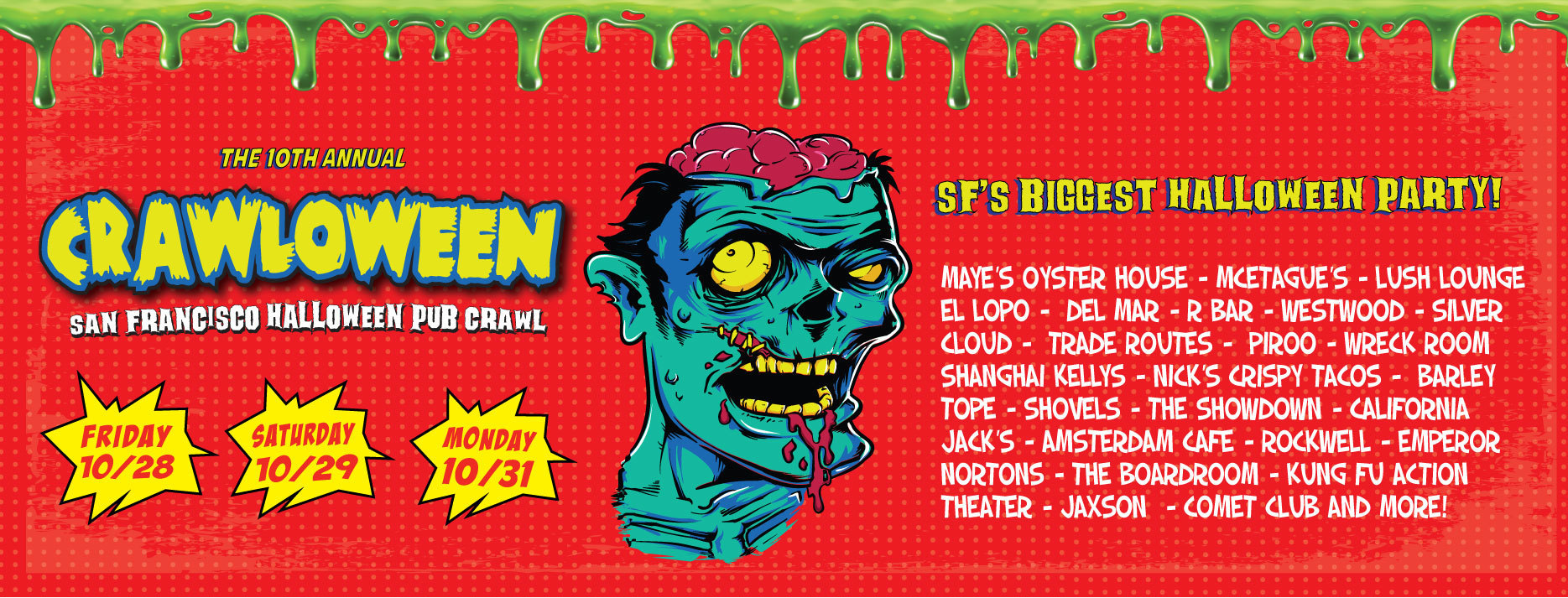 Crawloween: San Francisco Halloween Pub Crawl, San Francisco, California, United States