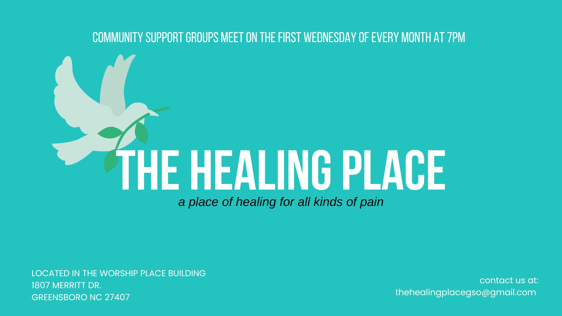 The Healing Place Community Support Groups, Greensboro, North Carolina, United States