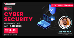 3 Days Free Webinar Cyber Security Fundamentals -By Abhishek