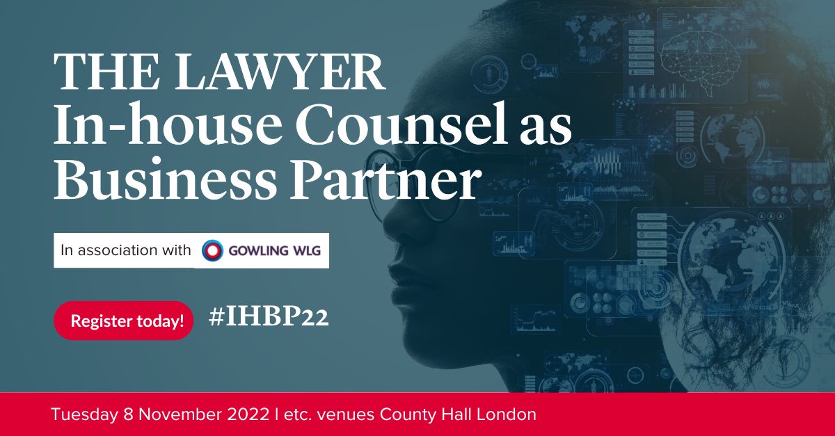 The Lawyer's In-house Counsel as Business Parter Conference, London, England, United Kingdom