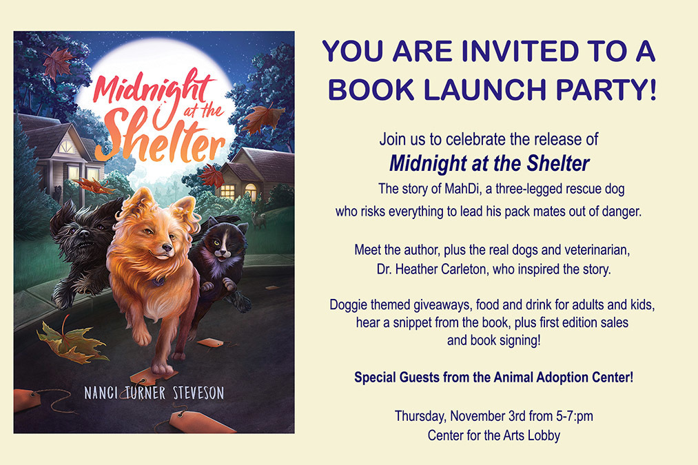 Book Launch Party and Animal Adoption Event, Jackson, Wyoming, United States
