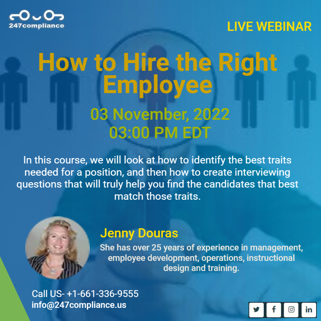 How to Hire the Right Employee, Online Event