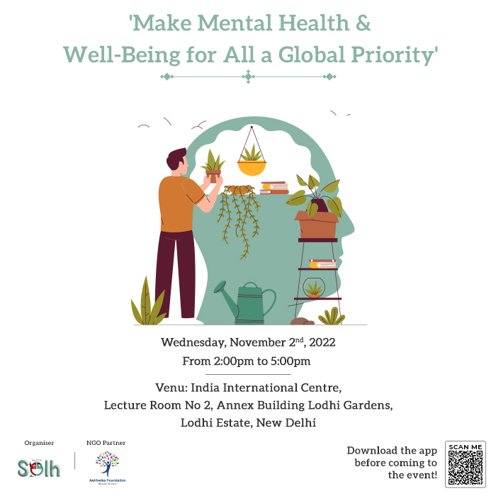 Make Mental Health & Well-being for all a Global Priority by Solh Wellness, South Delhi, Delhi, India