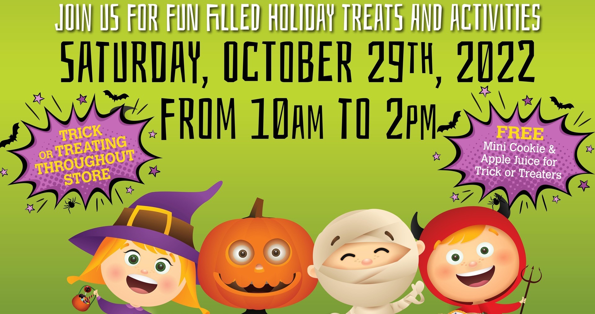 Bashas' Holds Family-Friendly Halloween Celebrations in Stores on Sat. Oct. 29, Young, Arizona, United States
