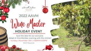 Wine Master Holiday Event 2022, Two Years of Wine and Tastings at Averill House Vineyard, Brookline, Brookline, New Hampshire, United States