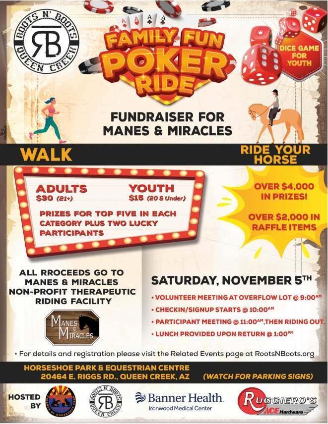 Roots N Boots Family Fun Poker Ride and Walk, Queen Creek, Arizona, United States