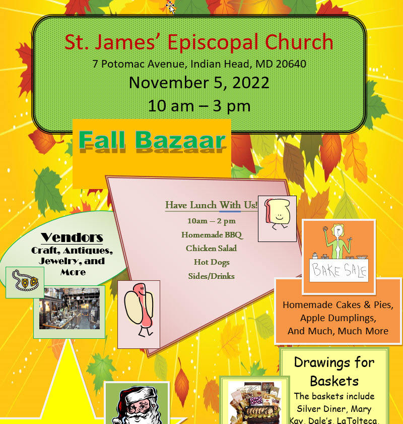 St James' Fall Bazaar, Indian Head, Maryland, United States