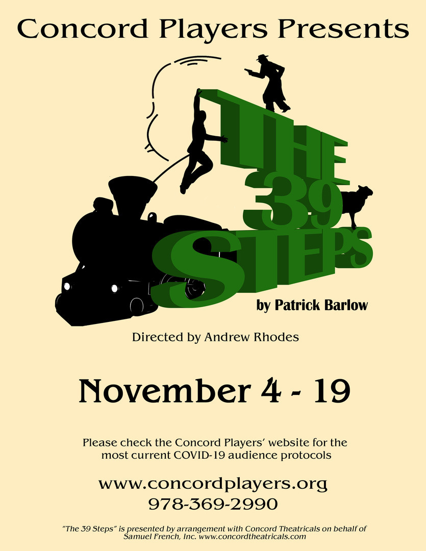 The Concord Players presents The 39 Steps, Concord, Massachusetts, United States