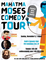 Mahatma Moses Comedy Tour