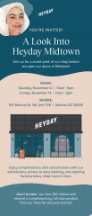 Preview Atlanta’s Newest Facial Studio at Heyday Midtown’s Open House Event
