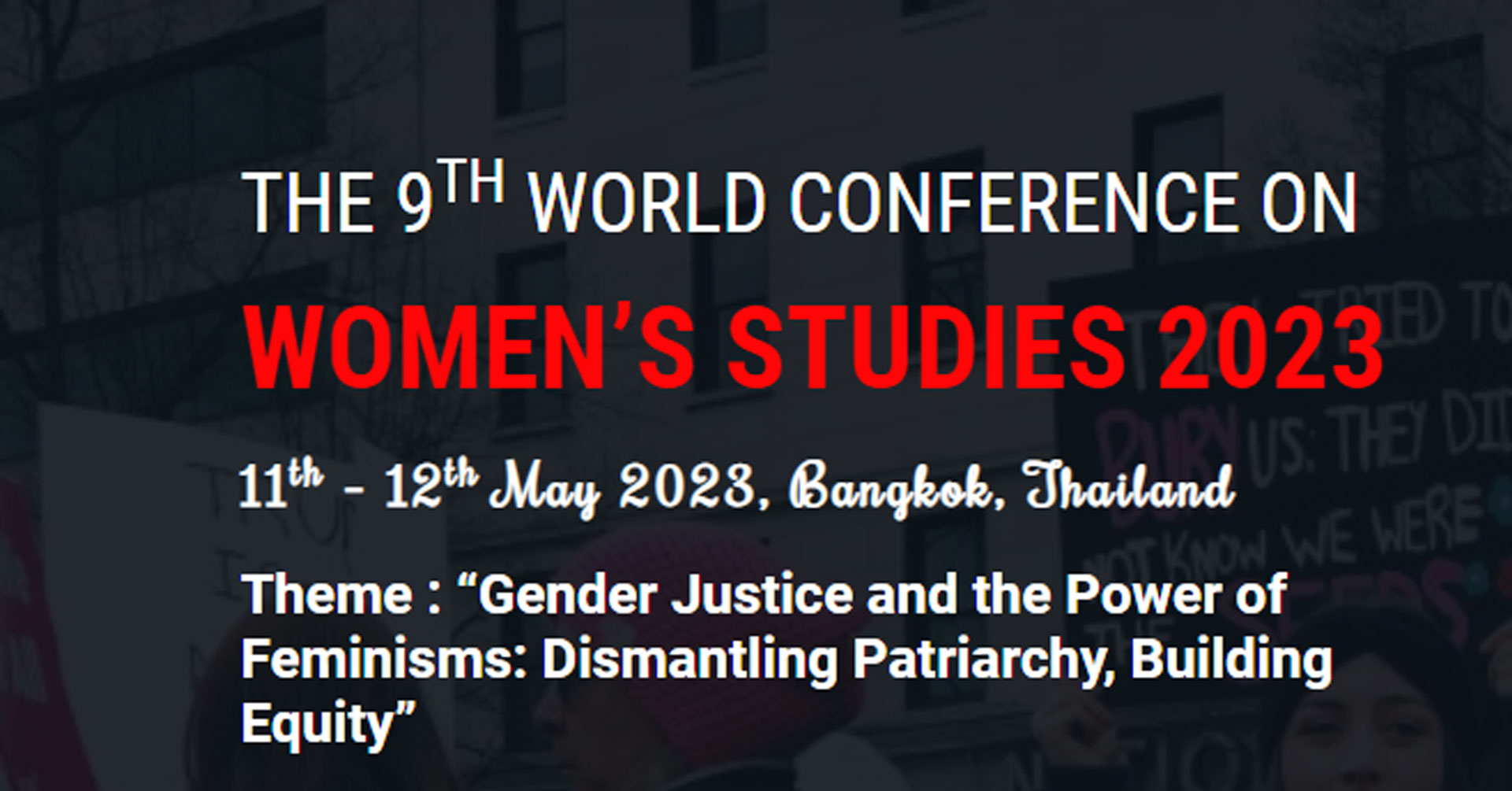 The 9th World Conference on Women’s Studies 2023, Central Thailand, Bangkok, Thailand