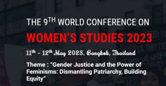 The 9th World Conference on Women’s Studies 2023