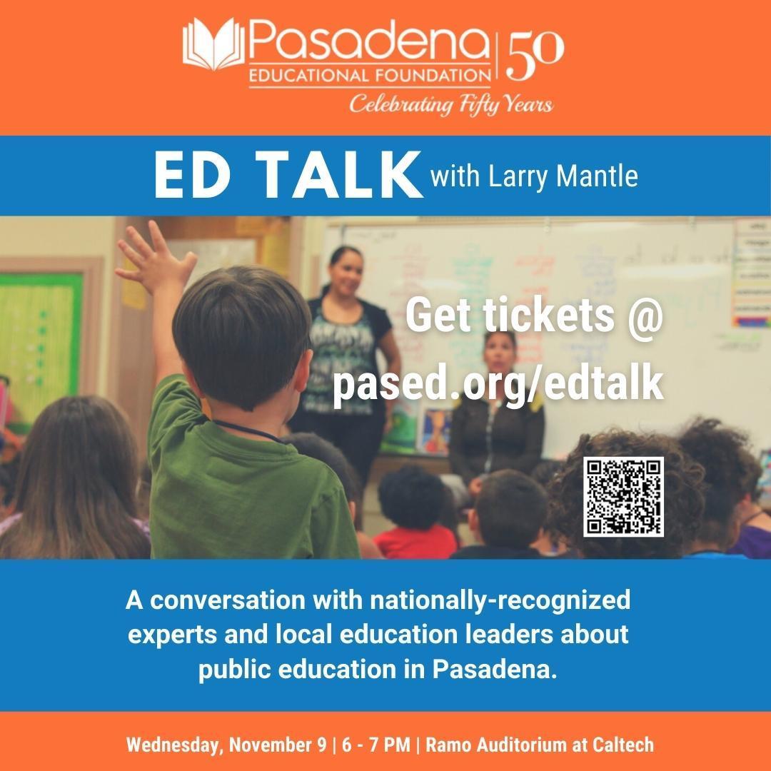 Ed Talk with Larry Mantle, Pasadena, California, United States
