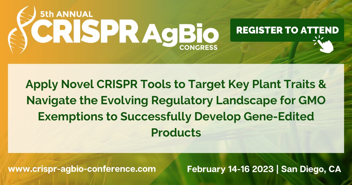 5th Annual CRISPR AgBio Congress 2023, San Diego, California, United States