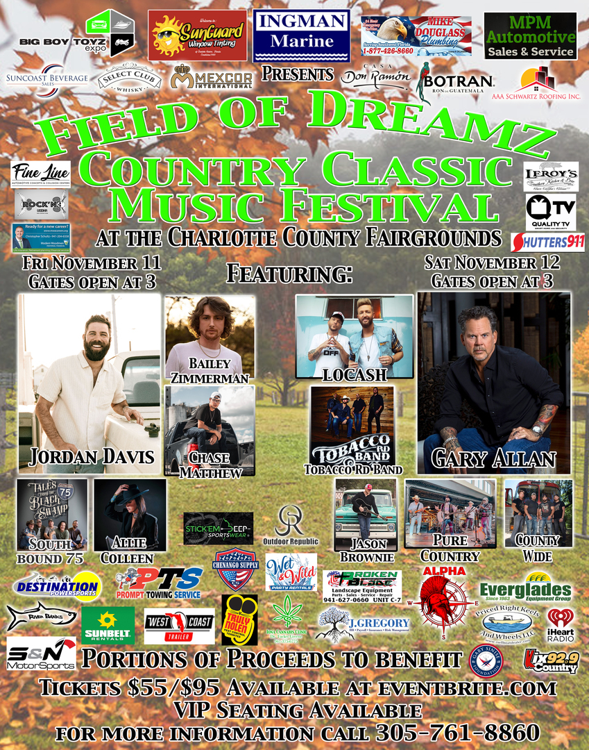 Field of Dreamz Country Classic Music Festival, Port Charlotte, Florida, United States