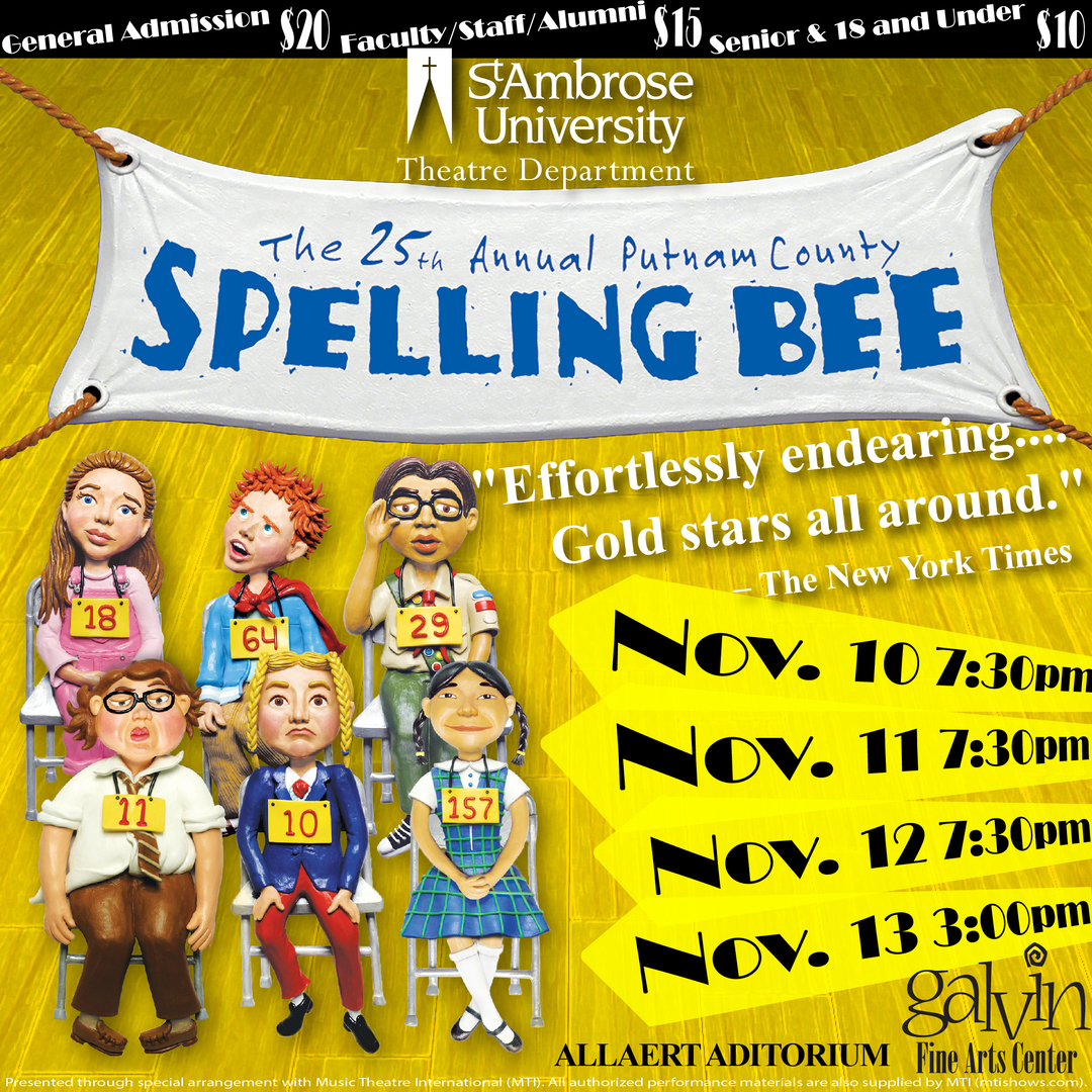 The 25th Annual Putnam County Spelling Bee, Davenport, Iowa, United States