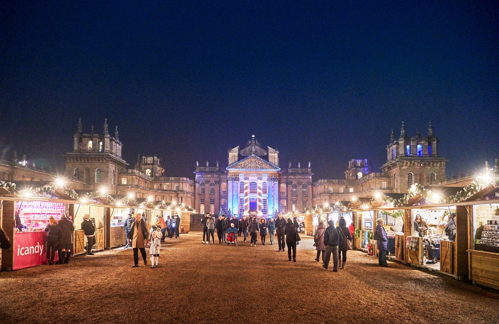 Blenheim Palace Christmas Market, Oxfordshire, England, United Kingdom