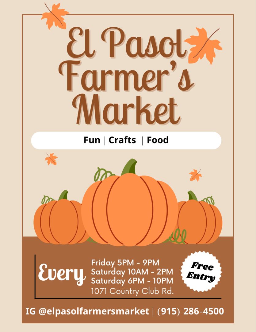 El Pasol Farmer's Market, El Paso, Texas, United States