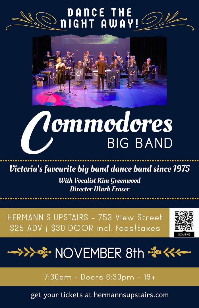 Commodores Big Band at Hermann's Upstairs, Victoria, British Columbia, Canada