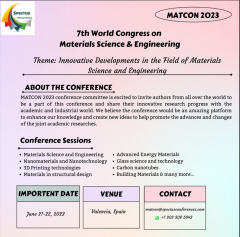 7th World Congress on Materials Science & Engineering (MATCON-2023)