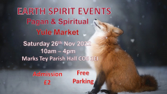 Pagan and Alternative Yule Market Marks Tey Essex 26th Nov 2022