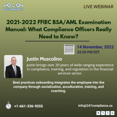 2021-2022 FFIEC BSA/AML Examination Manual: What Compliance Officers Really Need to Know?
